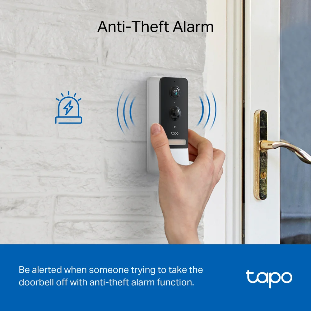 Tapo D230S1 | Smart Battery Video Doorbell, 2K 5MP, Colour Night Vision - Image 10