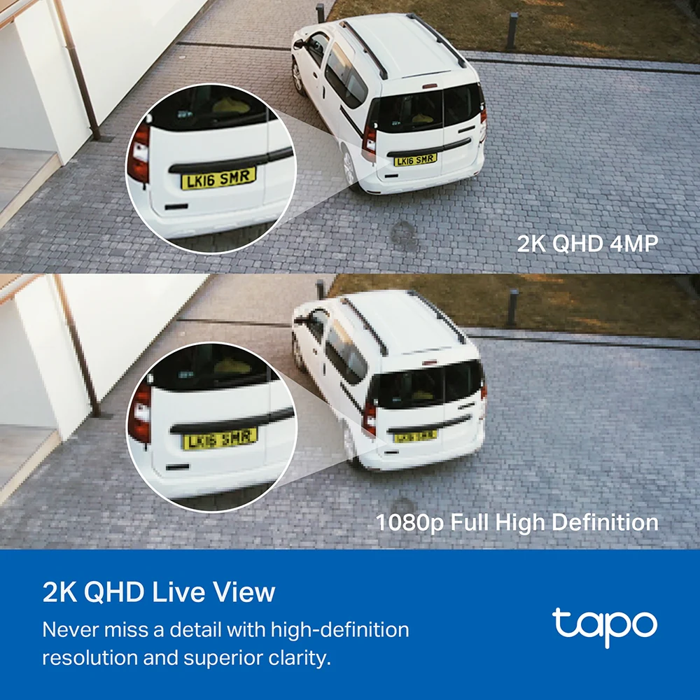 Tapo C720 | Smart Floodlight Camera, 2K QHD, AI Detection - Image 4