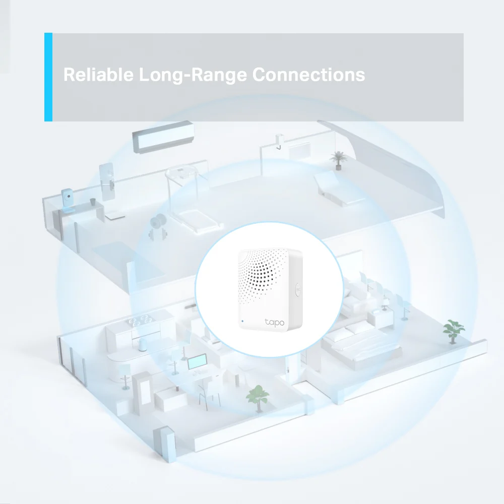 Tapo H100 | Smart IoT Hub with Chime, Smart Alarm Function - Image 4