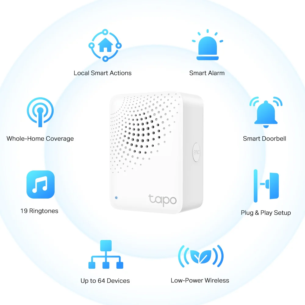 Tapo Smart Sensor Starter Kit, Tapo H100 + Tapo T100 + Tapo T110 ×2 - Image 4