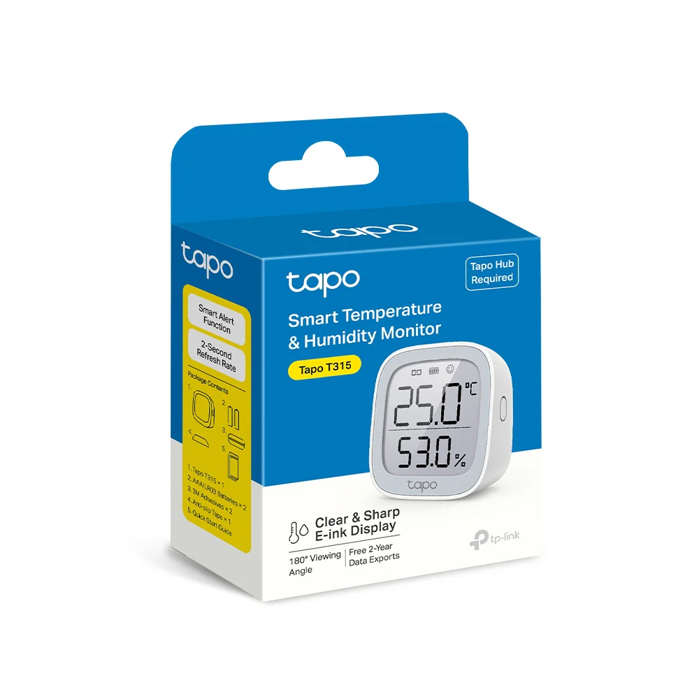 Tapo T315 | Smart Temperature & Humidity Monitor, E-Ink Display, App Alerts - Image 9