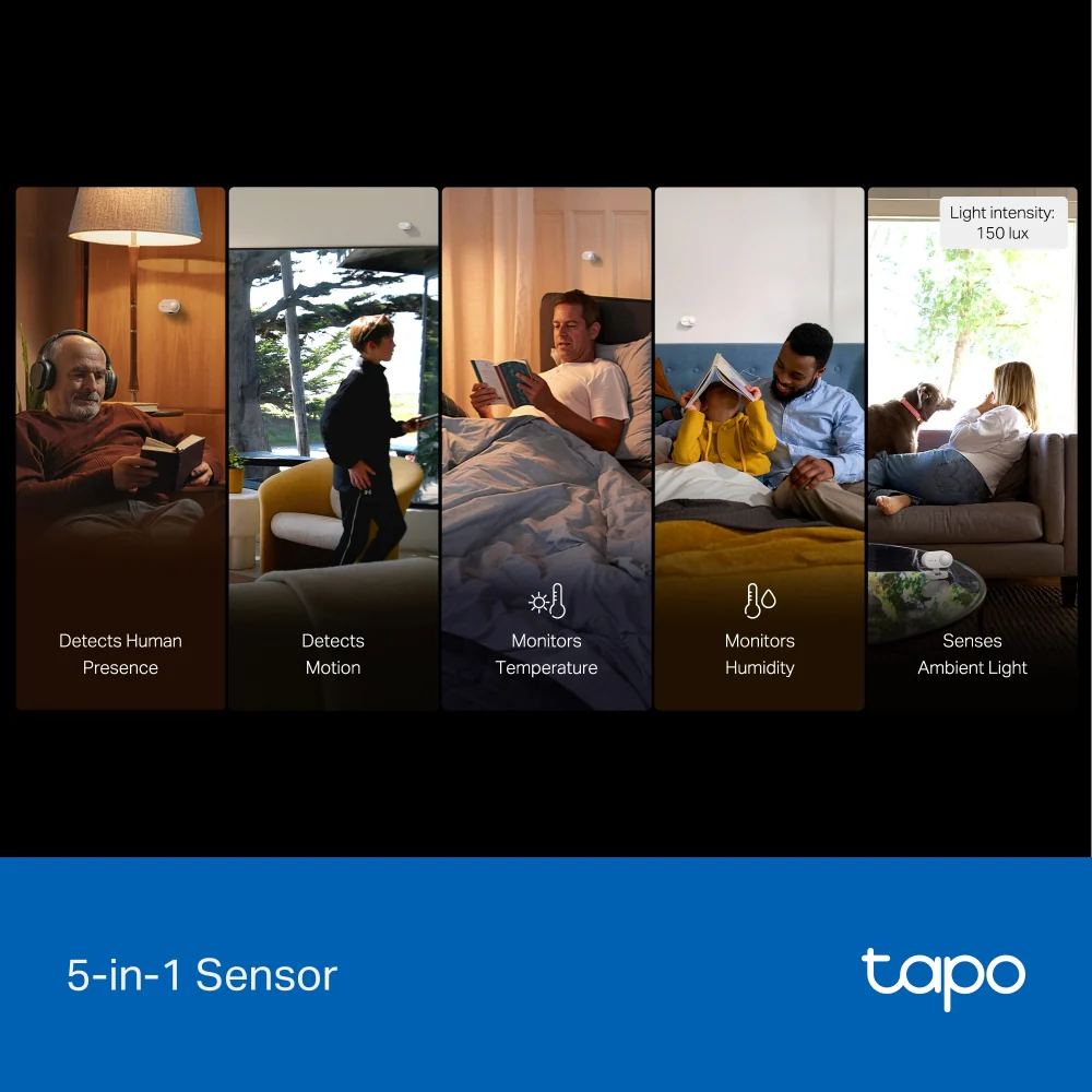 Tapo T150 | Smart Human Presence Sensor, 5-in-1 Detection - Image 3