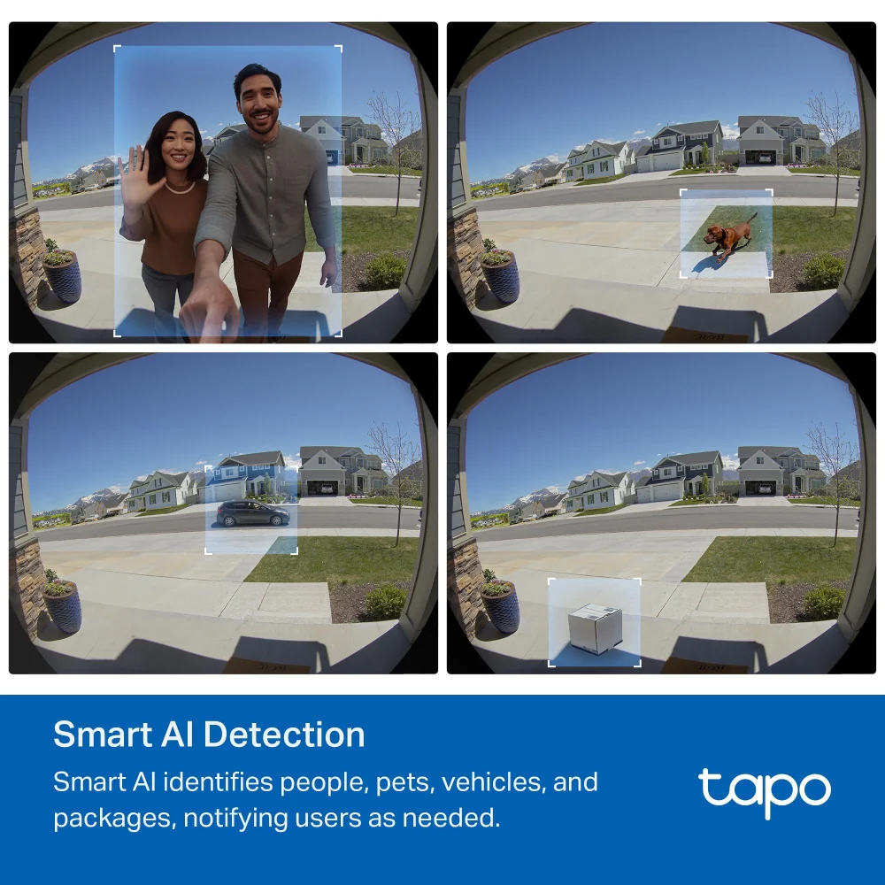 Tapo D235 | Video Doorbell Camera, 2K 5MP, Full Colour Night Vision - Image 4