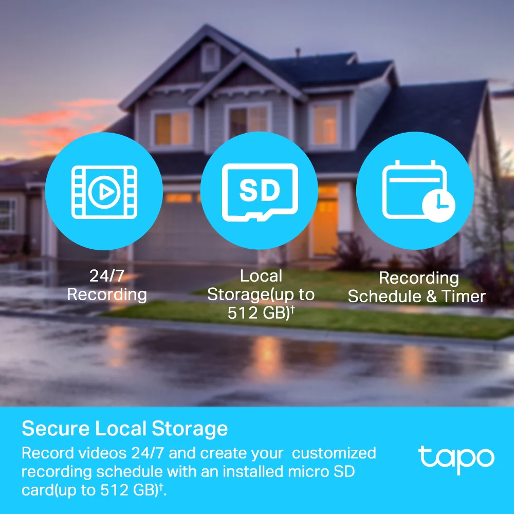 Tapo TC40 | Outdoor Pan/Tilt Security Wi-Fi Camera, 1080P Full HD, Colour Night Vision - Image 8