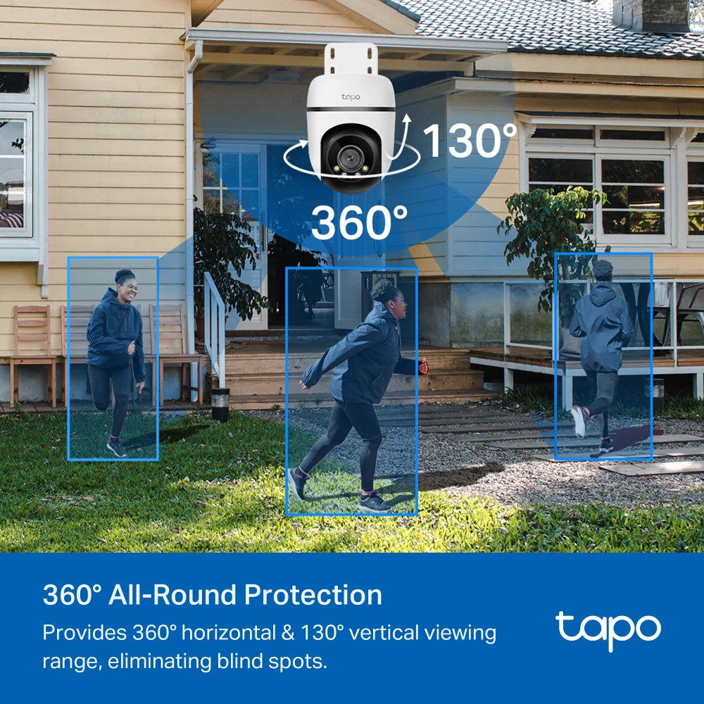 Tapo TC41 | Outdoor Pan/Tilt Security Wi-Fi Camera, 2K Resolution, Smart Motion Tracking - Image 4