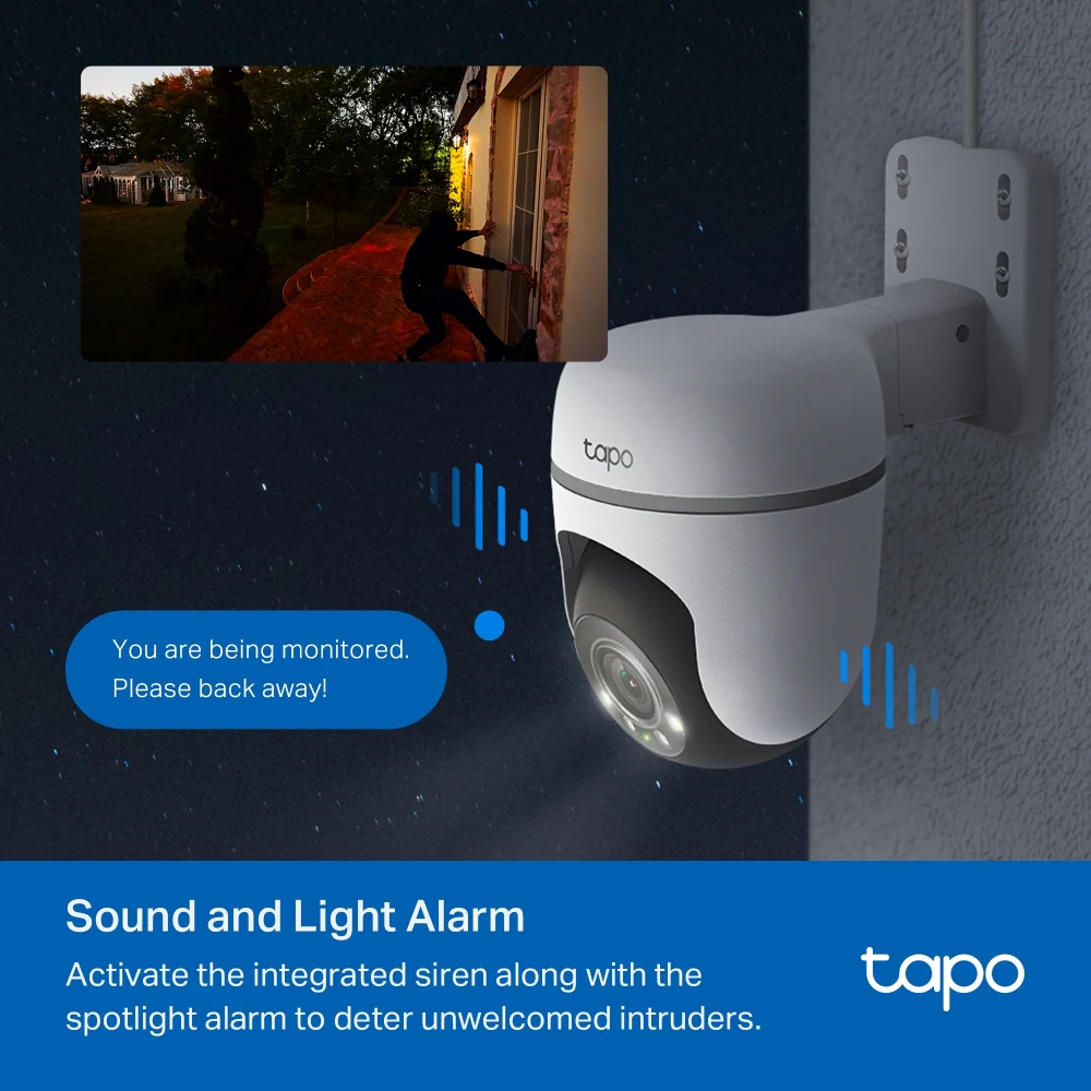 Tapo TC41 | Outdoor Pan/Tilt Security Wi-Fi Camera, 2K Resolution, Smart Motion Tracking - Image 9