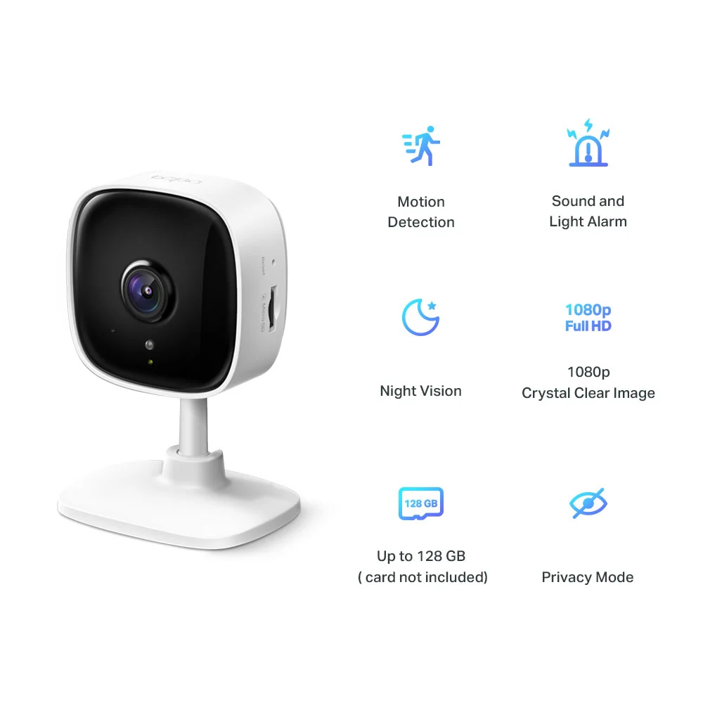 Tapo TC60 | Home Security Wi-Fi Camera, 1080P Full HD, Night Vision - Image 4