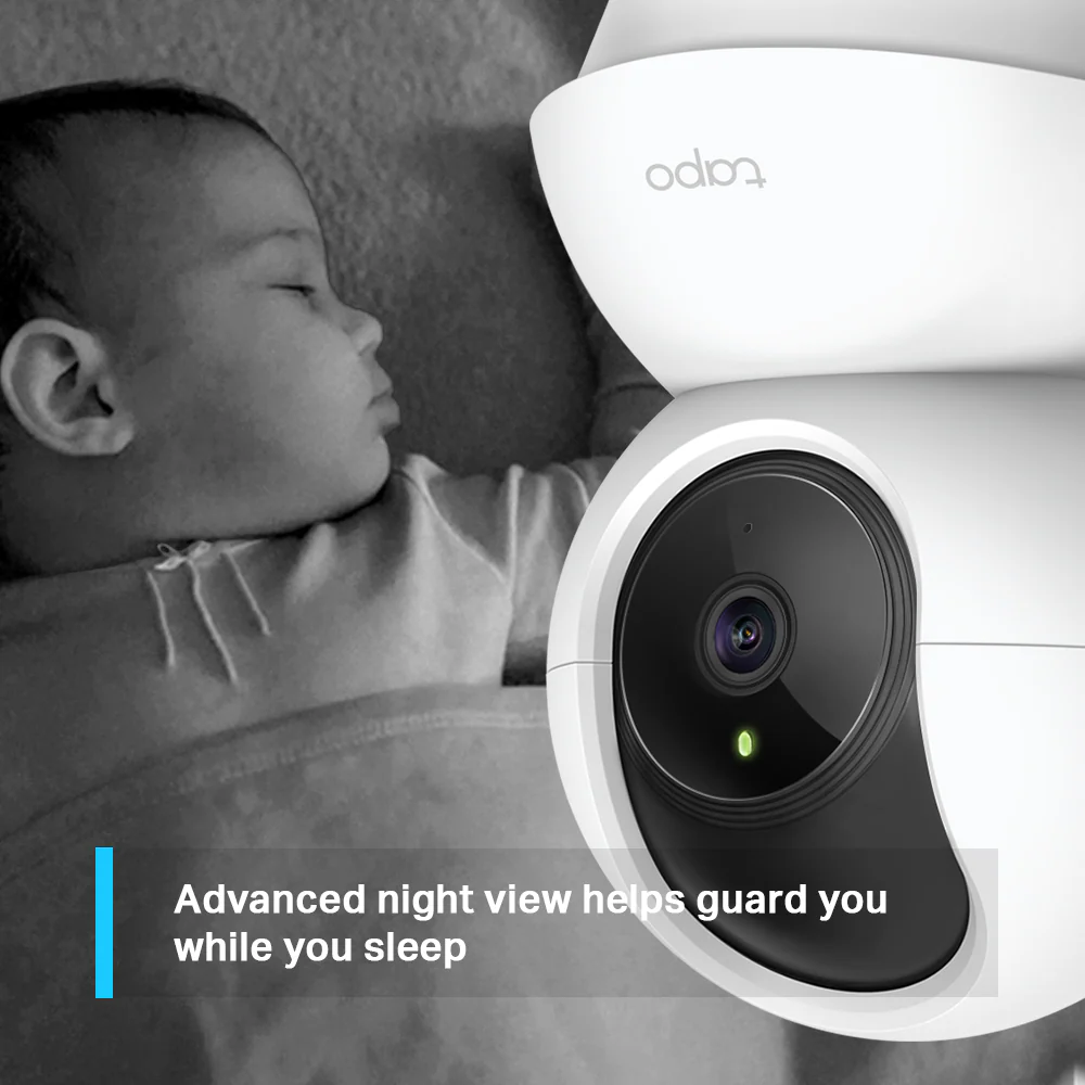 Tapo TC70 | Pan/Tilt Home Security Wi-Fi Camera, 1080P Full HD, Night Vision - Image 4