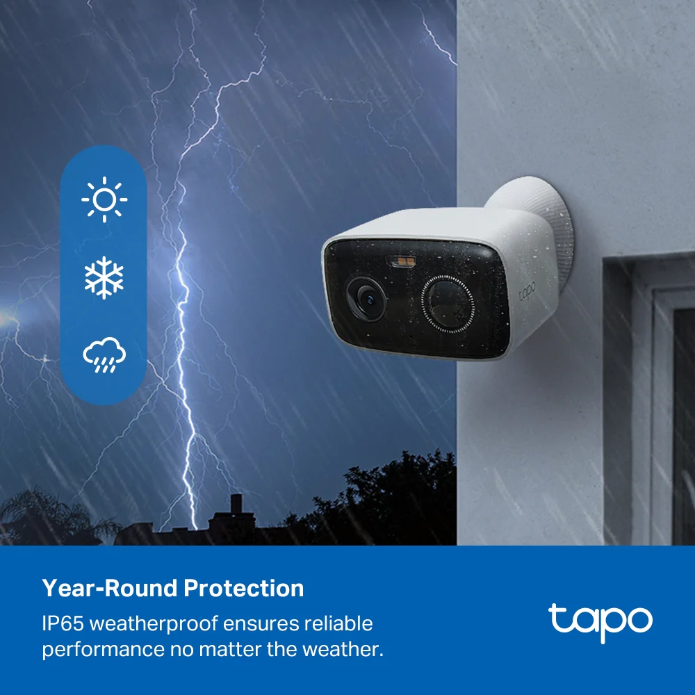TC80 Series | Solar/Battery Camera, 1080P 2MP, Free AI Detection, Colour Night Vision - Image 6