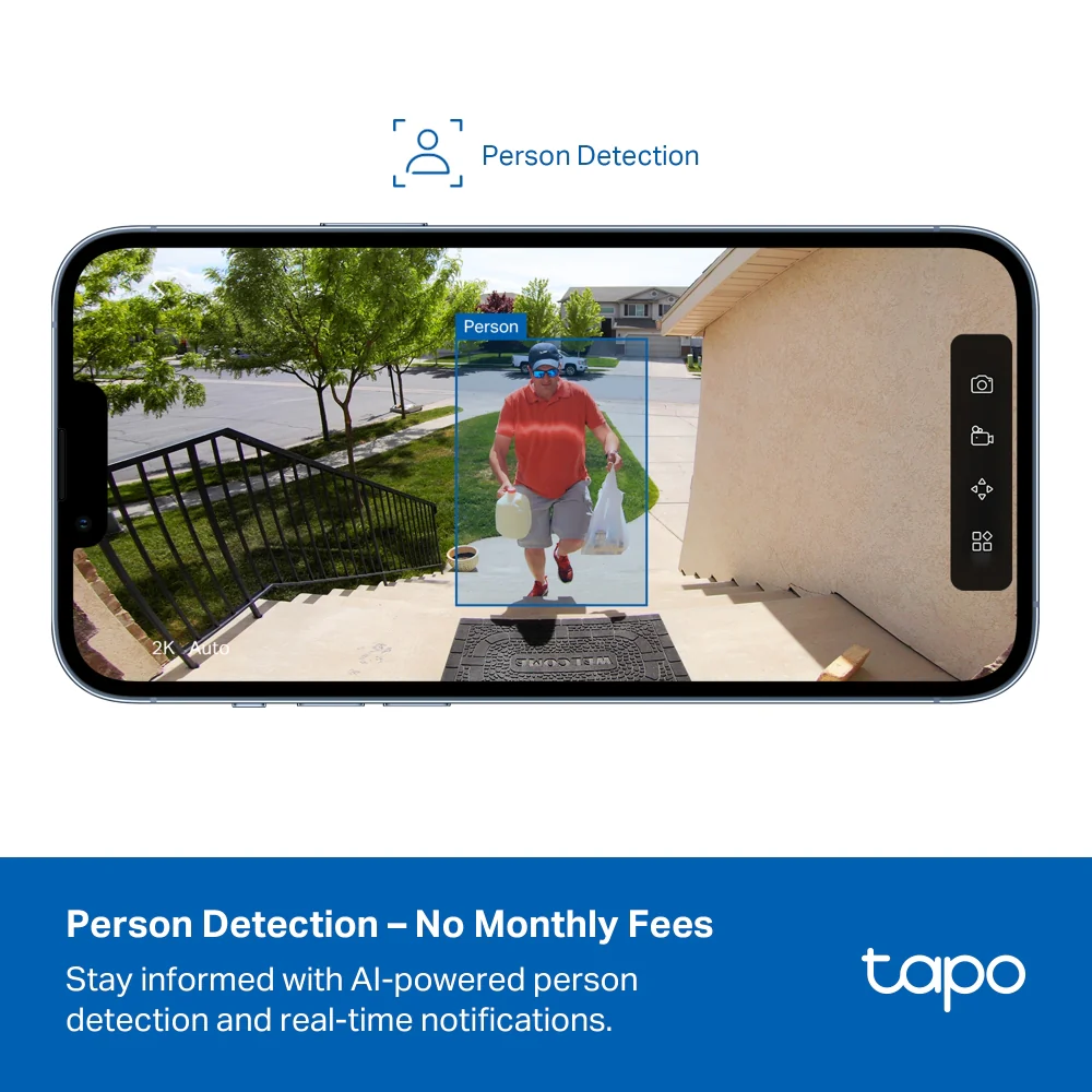 TC80 Series | Solar/Battery Camera, 1080P 2MP, Free AI Detection, Colour Night Vision - Image 7