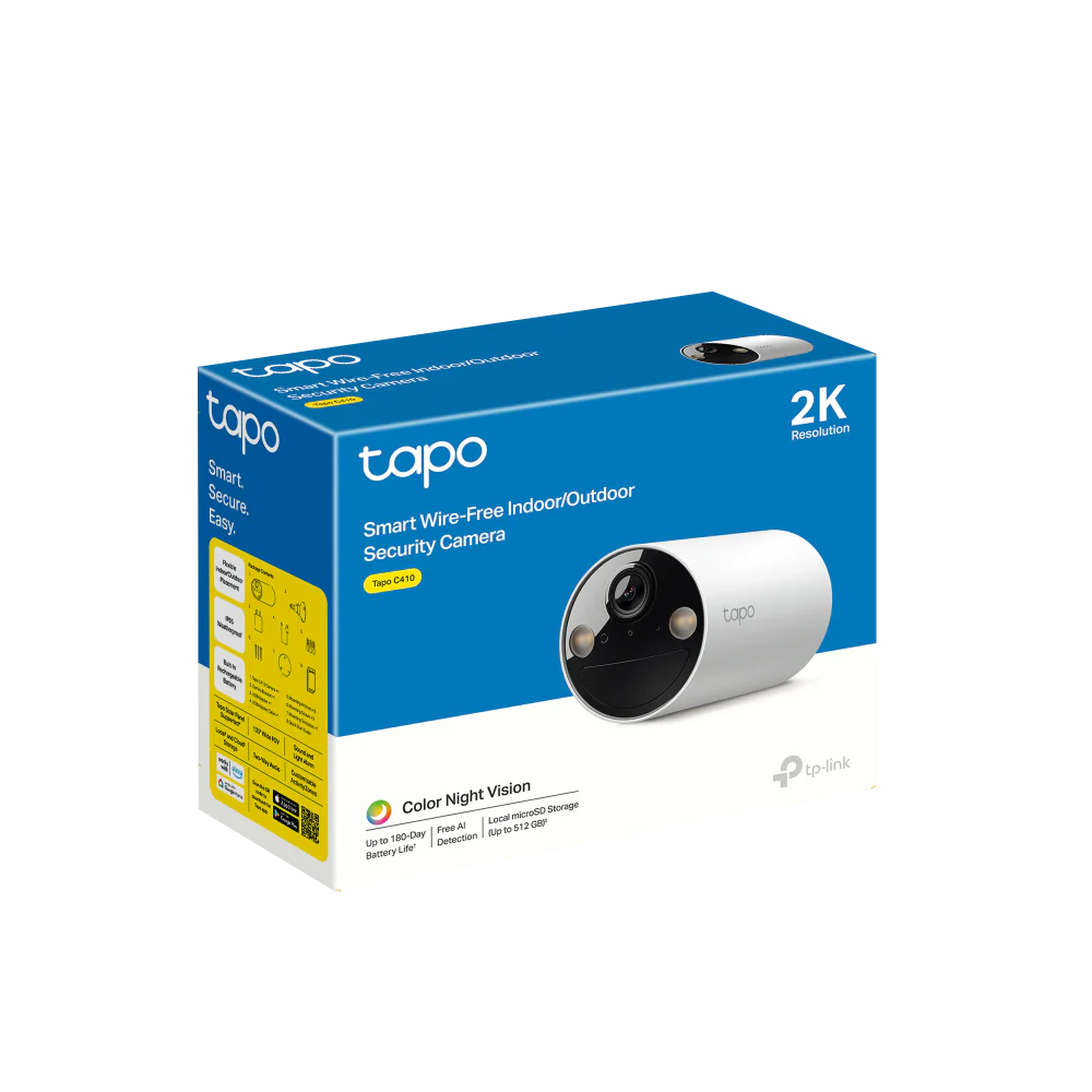 TC82 Series | Solar/Battery Outdoor Camera, 2K 3MP, Colour Night Vision, Free AI Detection - Image 4