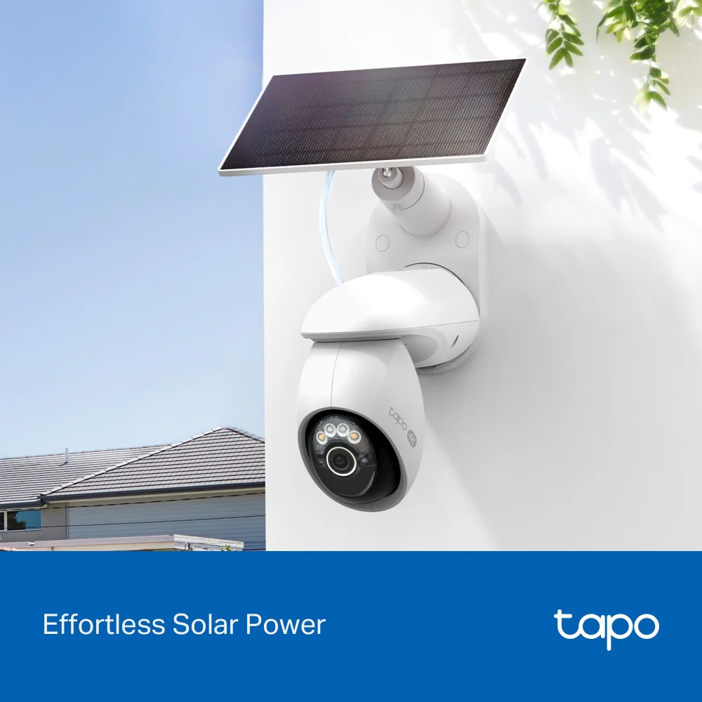 Tapo C660 KIT | Solar Pan/Tilt Security Camera Kit, 4K 8MP, AI Tracking - Image 3