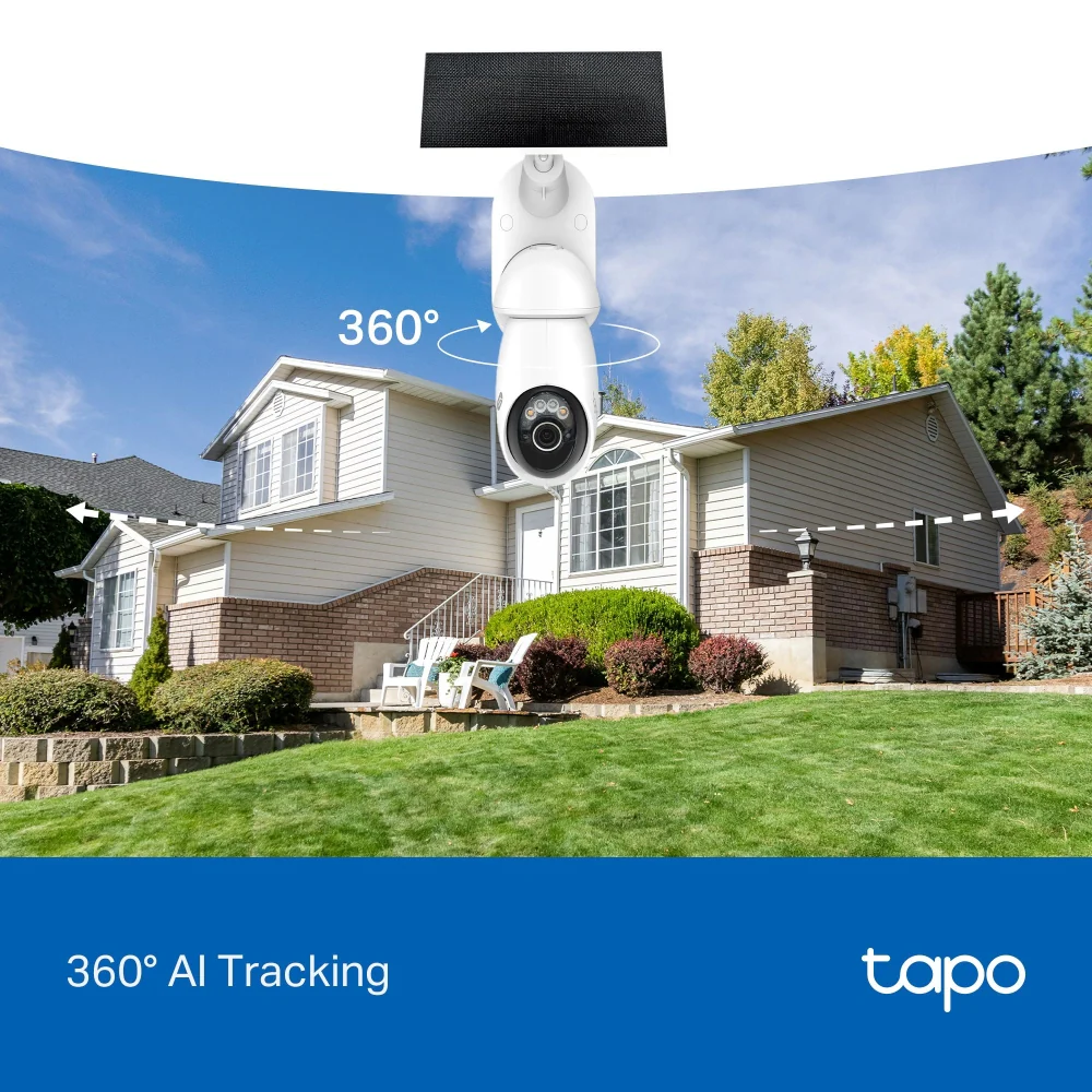 Tapo C660 KIT | Solar Pan/Tilt Security Camera Kit, 4K 8MP, AI Tracking - Image 8