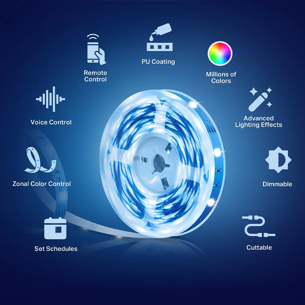 TL62-5 | Smart LED Wi-Fi Multicolour Light Strip 5 Metres - Image 3