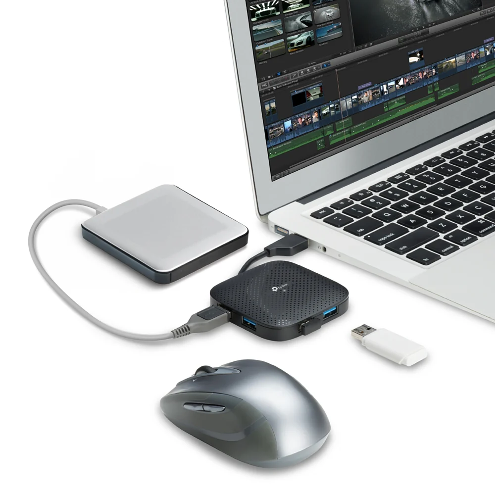 UH400 | USB 3.0 4-Port Hub, 5Gbps, Plug & Play - Image 4