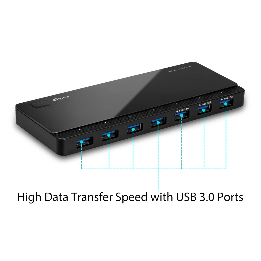 UH700 | USB 3.0 7-Port Hub, 5Gbps, Plug & Play - Image 2