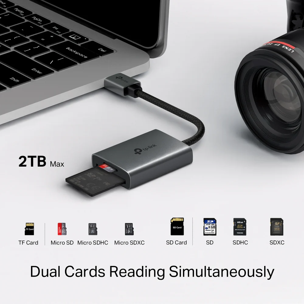 UA430 | USB-A to SD & microSD Card Reader, UHS-I, Dual Card Access - Image 4