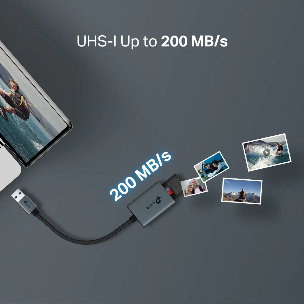 UA430 | USB-A to SD & microSD Card Reader, UHS-I, Dual Card Access - Image 7