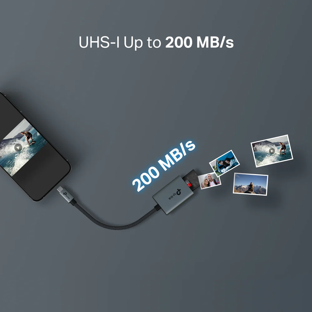 UA430C | USB-C to SD & microSD Card Reader, UHS-I, Dual Card Access - Image 7