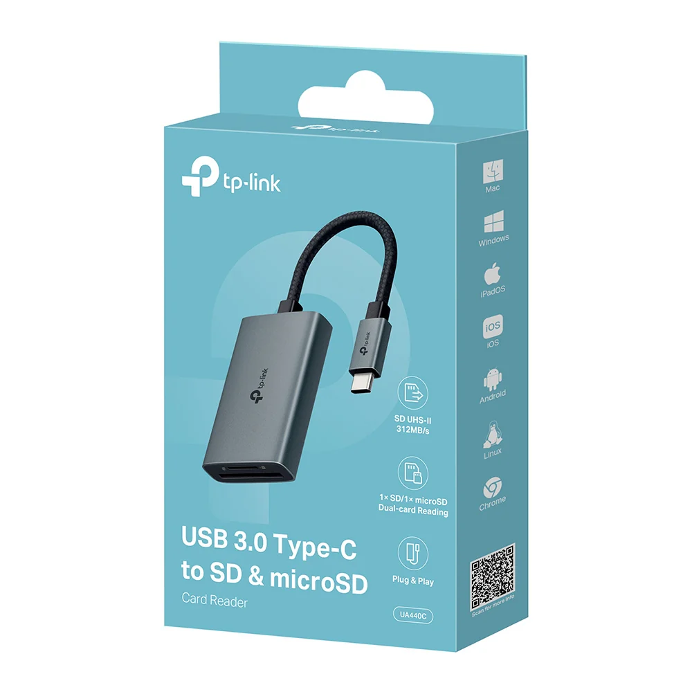 UA440C | USB-C to SD & microSD Card Reader, UHS-II, Dual Card Access - Image 8