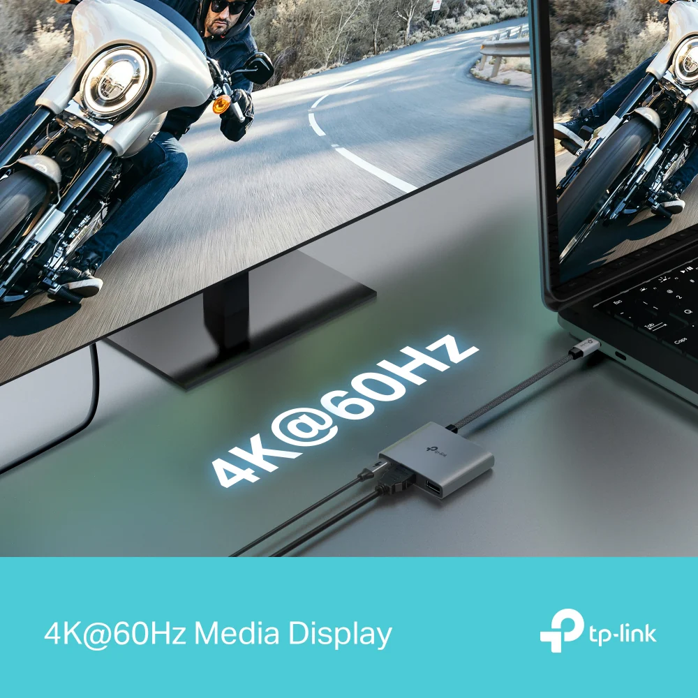 UH3020C | USB-C 3-in-1 Hub, 4K@60Hz HDMI, 100W Power Delivery - Image 4