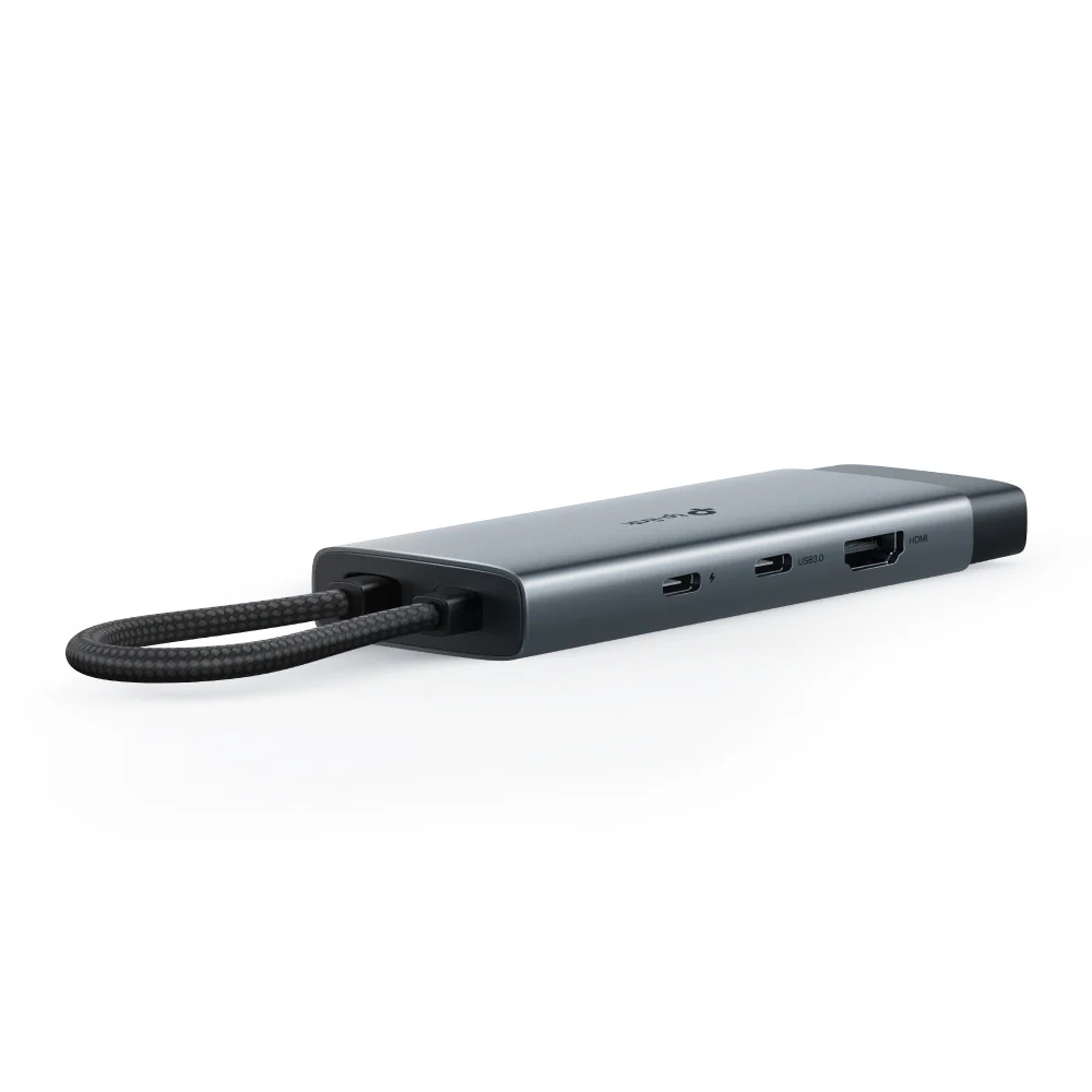 UH6120C | USB-C 6-in-1 Hub, 4K@60Hz HDMI, 100W Power Delivery - Image 2