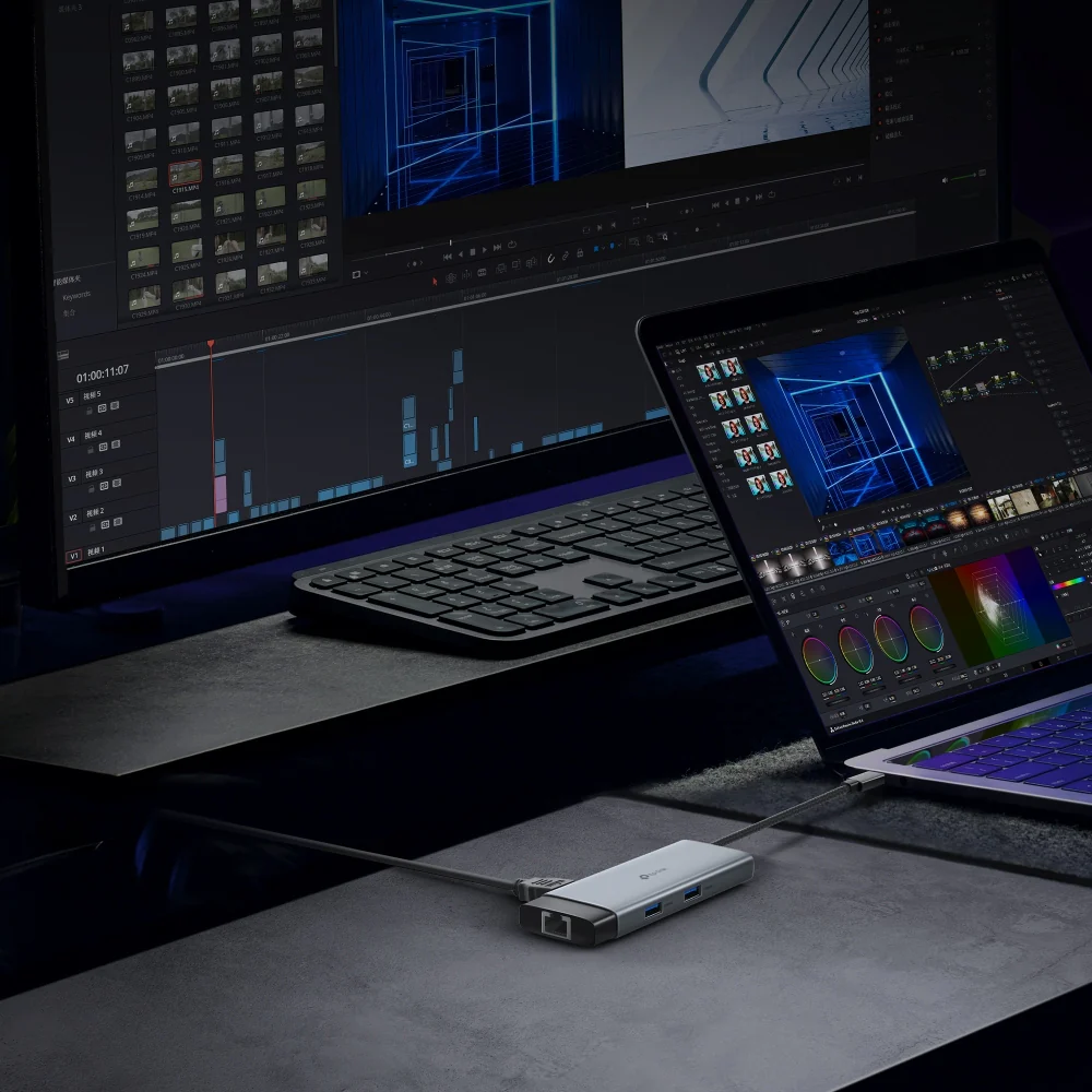 UH6120C | USB-C 6-in-1 Hub, 4K@60Hz HDMI, 100W Power Delivery - Image 4