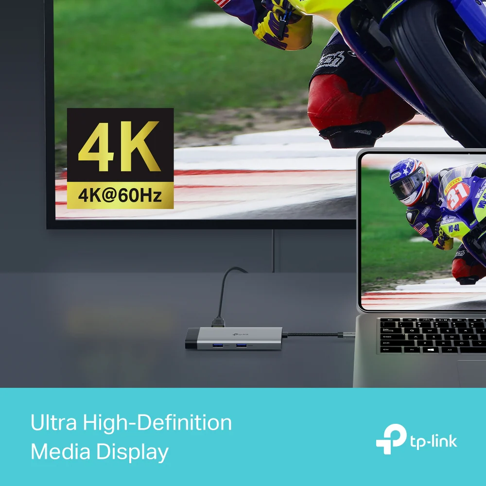 UH6120C | USB-C 6-in-1 Hub, 4K@60Hz HDMI, 100W Power Delivery - Image 6