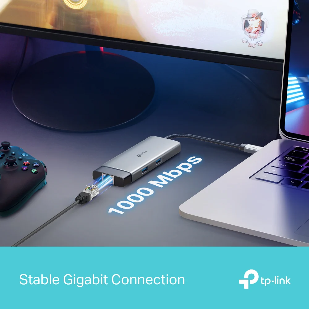 UH6120C | USB-C 6-in-1 Hub, 4K@60Hz HDMI, 100W Power Delivery - Image 7