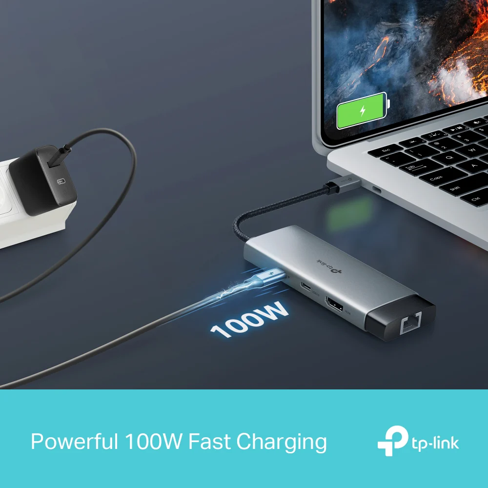 UH6120C | USB-C 6-in-1 Hub, 4K@60Hz HDMI, 100W Power Delivery - Image 8