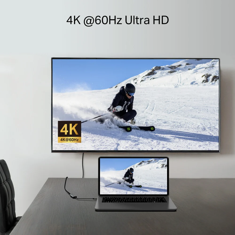 UA520C | USB-C to HDMI Adapter, 4K@60Hz, Plug & Play - Image 3
