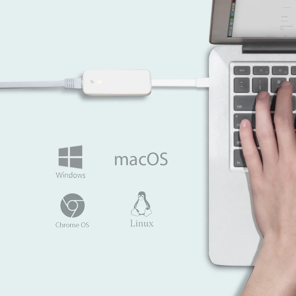 UE300C | USB-C to Gigabit Ethernet Adapter, 1Gbps, Plug & Play - Image 6
